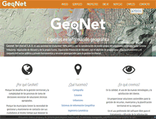 Tablet Screenshot of geonet.es