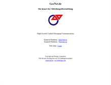 Tablet Screenshot of geonet.de